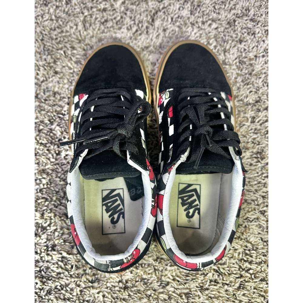 Vans Old Skool Checkerboard Cherries Men's 6 Women's Size 7.5 Shoes Sneakers - Picture 7 of 9